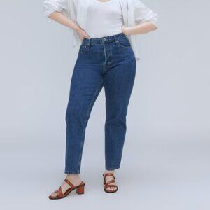 Everlane The '90s Cheeky Hourglass Jean 28 Crop - Deep Atlantic